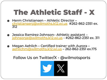 Athletic Staff