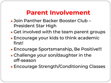 Parent Involvement